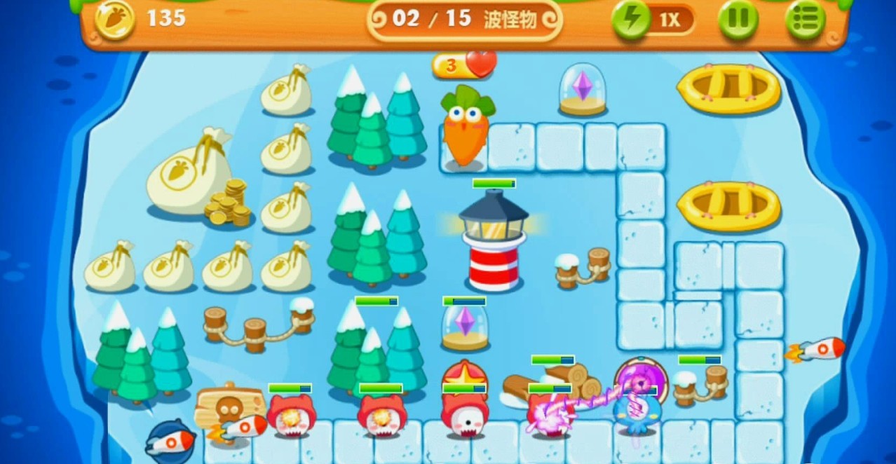 保卫萝卜2第9关怎么过